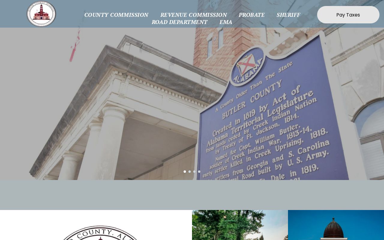 Butler County government criminal records starting page